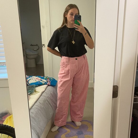 Ganni corduroy trousers - Picture 1 of 5